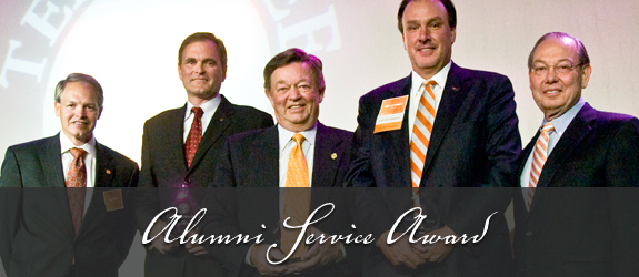 Alumni Service Award recipients