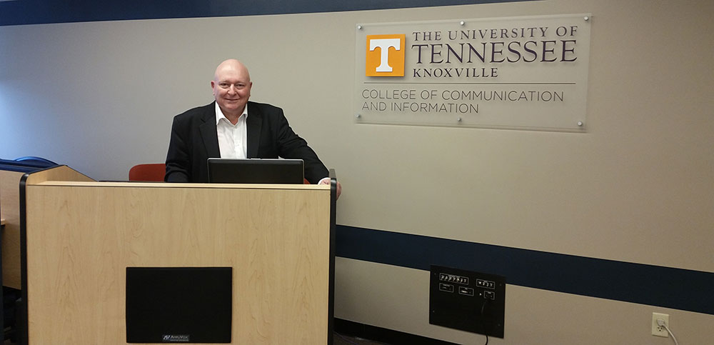 Scott Alverson at the College of Communication and Information 