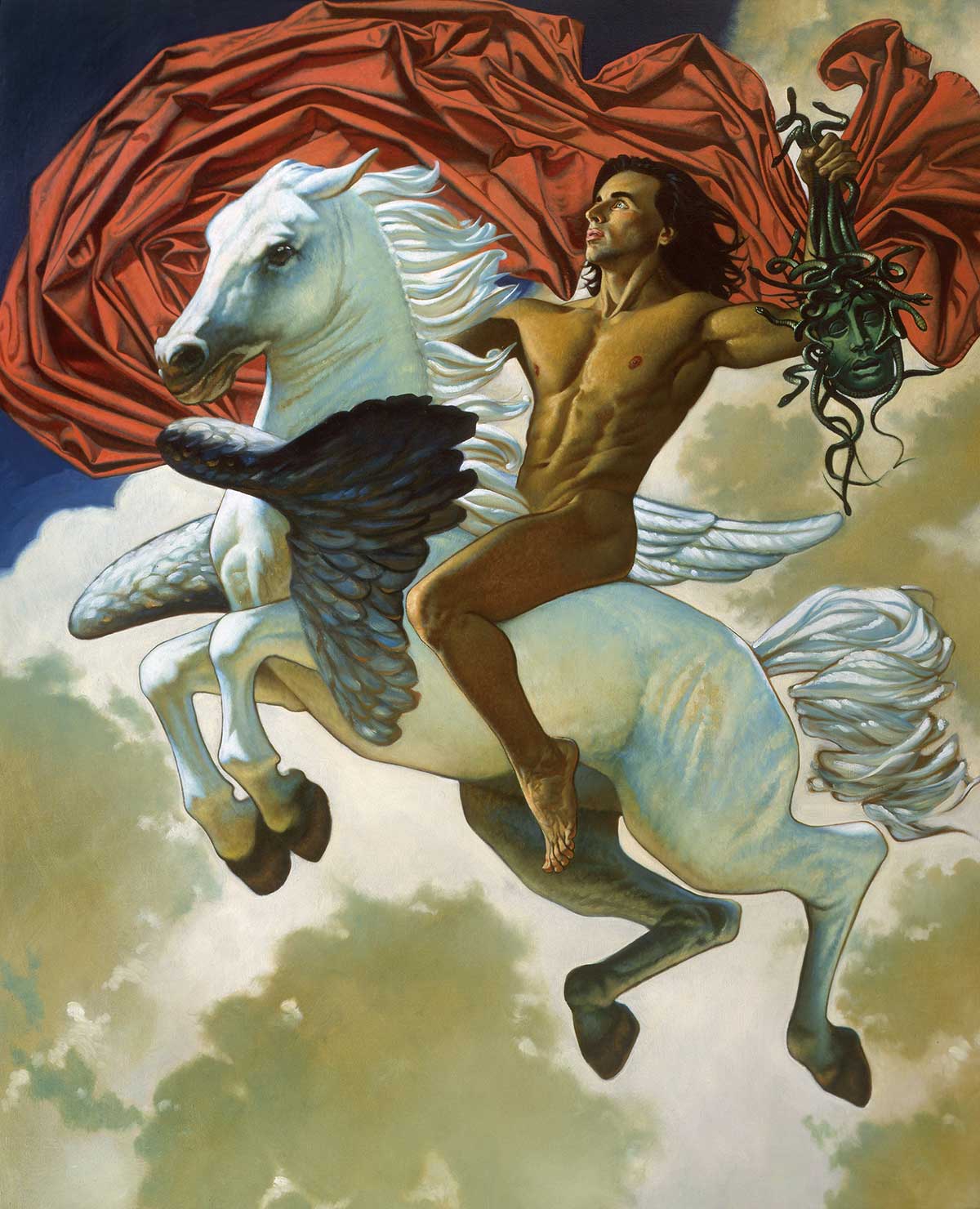 Perseus on Pegasus