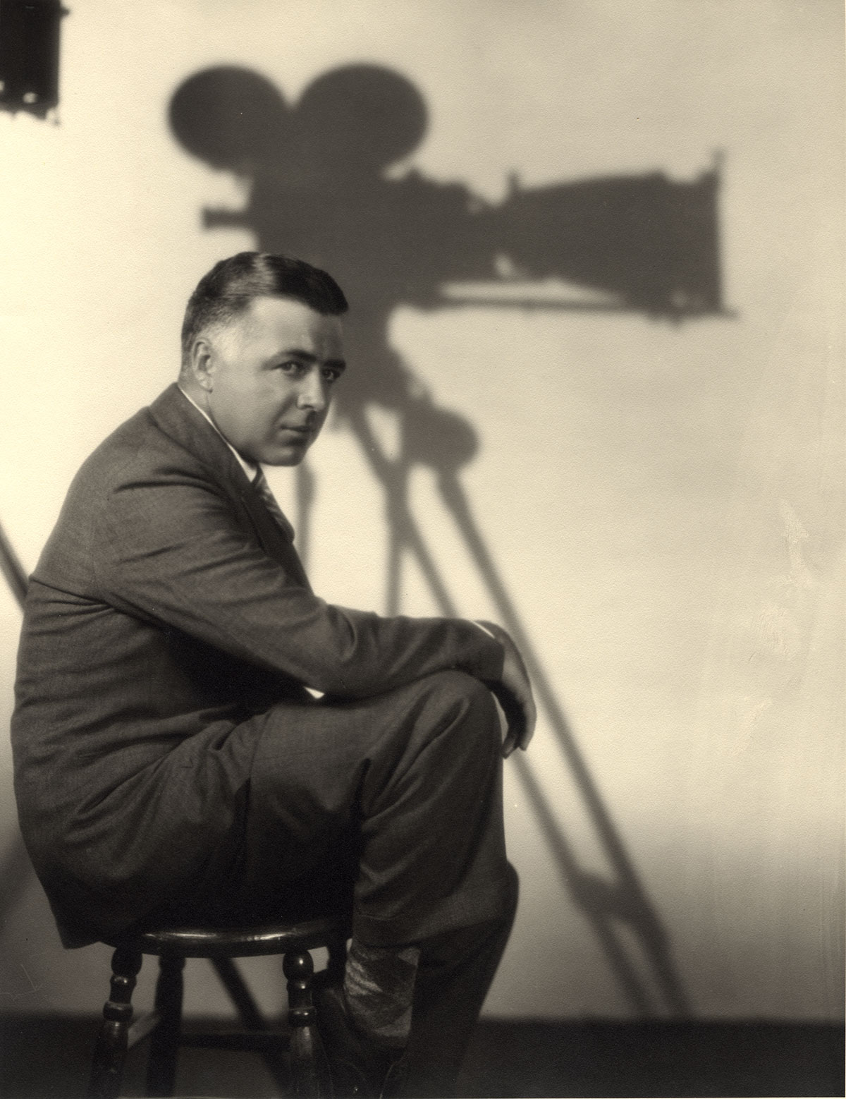 Brown in a studio portrait.