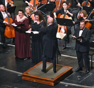 Singing Verdi's requiem in Davenport.