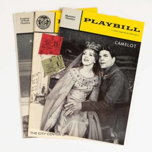 Playbill from camelot
