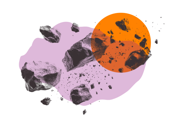 orangealia-asteroids Funky asteroid graphic